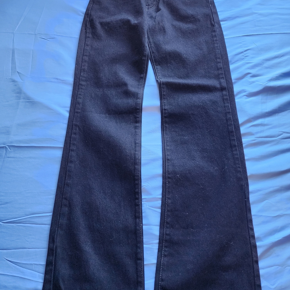 LEVI'S 517 MEN'S BOOTCUT STRAIGHT LED DENIM BLACK JEANS SIZE 30W/34L NWT....
